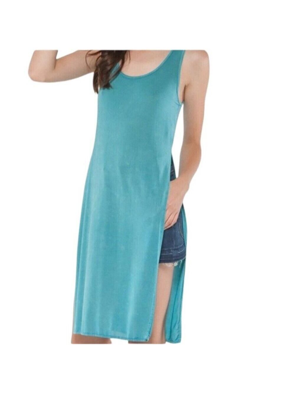 Michelle By Comune Tank Dress $38 Occidental Medium Jade Tunic Tank Dress